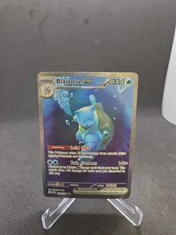 Pokemon 151 Blastoise EX Special Illustration Rare 200/165 NM - Image 1