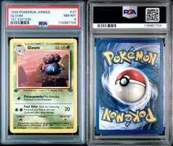 1999 POKEMON JUNGLE GLOOM 1ST EDITION PSA 8 NM-MINT #37 - Image 3