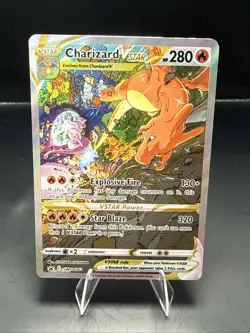 Pokemon TCG Charizard VSTAR SWSH262 Sword & Shield Promo Card Holo - Image 1