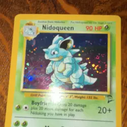 Pokemon Nidoqueen Base Set 2 Holo Rare Card 12/130 90 HP Stage 2 English - Image 4