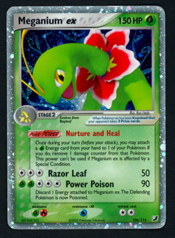 Pokemon Meganium ex 106/115 Ex Unseen Forces 2005 (MP) - Image 1