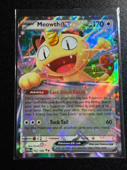Pokemon TCG - Perfect Order Meowth ex 062/088 NM - Image 1