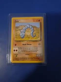 Pokemon TCG Onix Base Set Unlimited Common Card 56/102 - Image 1