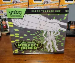 Pokemon TCG Mega Evolution 3 Perfect Order Elite Trainer Box Sealed Pokemon Etb - Image 1