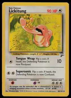 Lickitung 048/130 Base Set 2 Pokemon TCG LP - Image 1