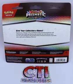 2025 POKEMON DAY PRIZMATIC EVOLUTIONS 2 PACK EEVEE BLISTER - ERROR UPSIDE DOWN - Image 2