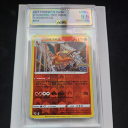 NEW AGS MINT 9.5 2022 Pokemon GO Charizard Holo Rare 010/078 - Image 1