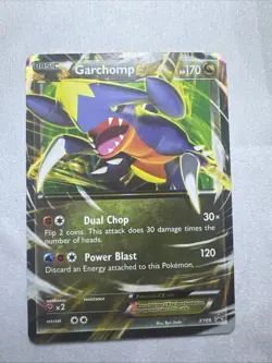 Pokemon TCG Garchomp EX Black Star Promo Holo Card XY09 Mint Condition - Image 1