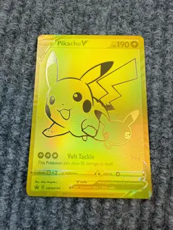 Pokemon TCG - Pikachu V SWSH145 Celebrations - Black Star Promo - NM - Image 1