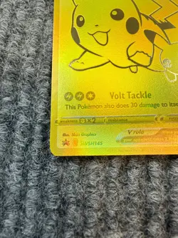 Pokemon TCG - Pikachu V SWSH145 Celebrations - Black Star Promo - NM - Image 3