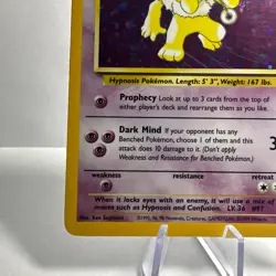 Pokemon Vintage TCG Hypno 8/62 Fossil Set Holo Unlimited Rare - Image 5