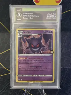 Degree 9 MINT Gengar SWSH241 Black Star Promo Lost Origin Prerelease Pokemon TCG - Image 1