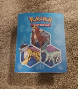 VINTAGE Pokemon Mini Album Ho-Oh Lugia Suicune Raikou Entei 60 Card Binder Rare - Image 1