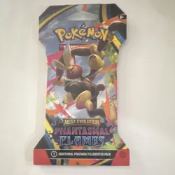 Pokemon TCG Phantasmal Flames Mega Evolution Booster Pack Lopunny - Image 1