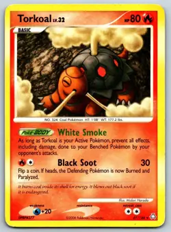 Torkoal - Legends Awakened 41/146 Vintage Pokemon Card MP - Image 1