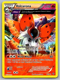Volcarona (18) - XY - Ancient Origins 18/98 Vintage Pokemon Card NM - Image 1