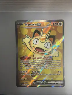 Pokemon TCG Perfect Order Meowth Ex Full Art 107/088 - Image 1