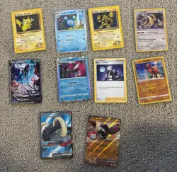 Pokemon Card Lot EX/V/Trainer + Vintage Lt. Surge Pikachu & Electabuzz – Holo/Re - Image 1