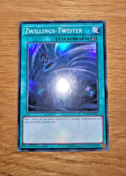 YuGiOh Zwillings-Twister BOSH-DE067 Super Rare 1. Auflage Deutsch - Image 1