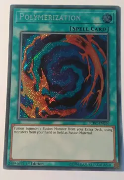 Polymerization *Secret Rare* LCKC-EN026 (VLP) YuGiOh - Image 1