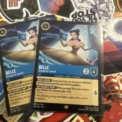 [1x] Lorcana Belle Strange but Special The First Chapter TCG Legendary 142/204! - Image 1