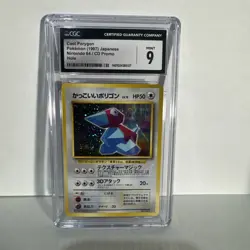 COOL PORYGON Holo #137 Japanese Pokemon TCG 1997 Nintendo CD Promo CGC 9 Mint - Image 1