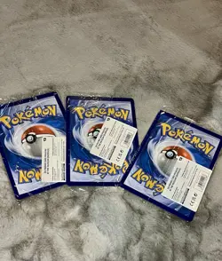 POKEMON TCG Pikachu At The Museum Promo Card In Hand (sealed) X3 Jumbo Job lot ✅ - Image 2