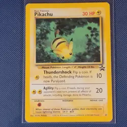 Pokemon Cards - Pikachu Black Star Promo 27 - WOTC Promo - NM / E - Image 1