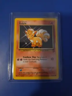 Pokemon TCG Vulpix Base Set 2 Unlimited Common Card 99/130 vintage - Image 1