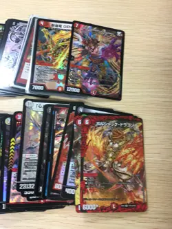 Duel Masters TCG 124 Cards Lot Bulk Japanese ALL Holo or Foil or Rare Mixed Set - Image 2