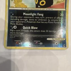 Pokemon Umbreon TCG Card 22/95 Call of Legends Reverse Holo Rare 2011 - Image 3