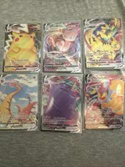 English Pokemon Card Lot (15 Cards) VMAX, Baby Shinies, Eeveelution Promos - Image 2