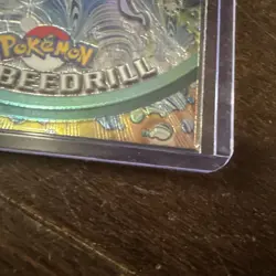 2000 Topps Chrome #15 Beedrill Pokemon Card Holo RARE Animation Series - Image 4