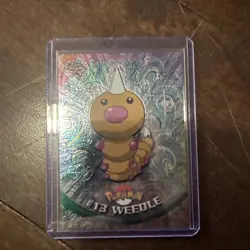 Weedle - Pokemon Topps Chrome Series 1 Card - LP - Image 1