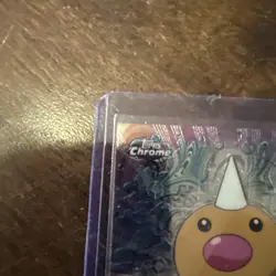 Weedle - Pokemon Topps Chrome Series 1 Card - LP - Image 2