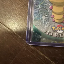 Weedle - Pokemon Topps Chrome Series 1 Card - LP - Image 5