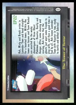 Pokemon Cards EP22 The Tower Of Terror Topps Trading Cards Series 2 NM *1 - Image 2