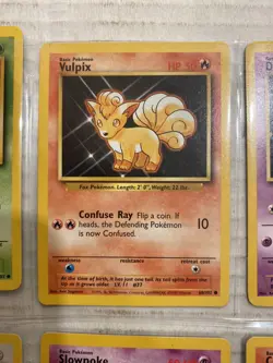Pokemon 1999 Era 9 Card Lot W/ First Edition Slowpoke, A Charmander, Machop - Image 5