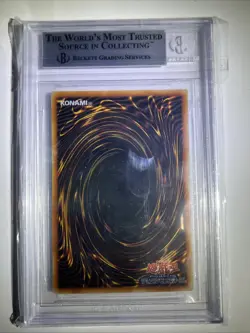 Yugioh 20th Anniversary 2018 Dark Magician Stainless Steel Metal Card BGS 9 - Image 2