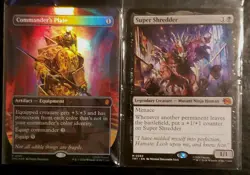 Magic: The Gathering Commander's Plate & Super Shredder Foil Regular 2 Card Lot - Image 1