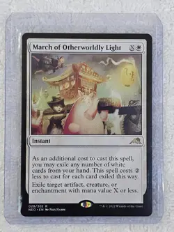 MTG March of Otherworldly Light #28 Kamigawa: Neon Dynasty Magic Card Rare NM - Image 4