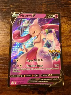 Mewtwo V SWSH223 SWSH: Sword & Shield Promo Cards Holo - Image 1