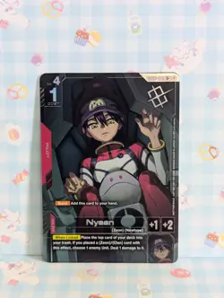1x {NM} Nyaan - GD03-092 U+ - Store Tournament Winner - Gundam Card Game - Image 1