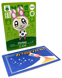 Animal Crossing Nintendo Amiibo - CHRISSY #300 - Series 3 Authentic Card - Image 1