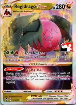 Regidrago VSTAR Ultra Rare Prize Pack Series Cards 136/195 NM - Image 1