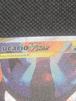 Lucario VSTAR SWSH291 SWSH: Sword & Shield Promo Cards Holo **damaged** - Image 3