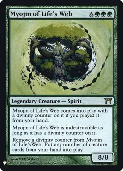 MTG Myojin of Life's Web - Foil, Mystery Booster, Near Mint, English - Image 1