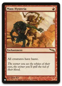 Mass Hysteria #99/306 (NM) List Reprints LIST LIST Magic MTG - Image 1