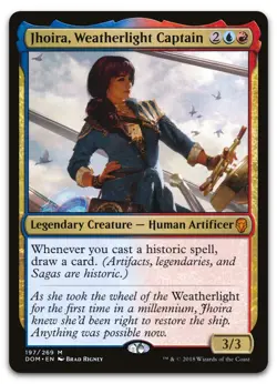 Jhoira, Weatherlight Captain #197 (LP) Dominaria DOM Magic MTG - Image 1