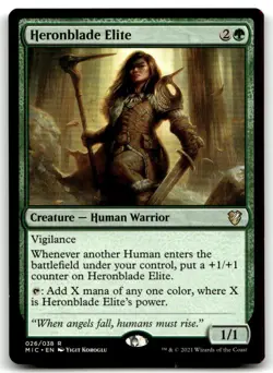 MTG Heronblade Elite R Commander: Innistrad: Midnight Hunt 26 LP - Image 1